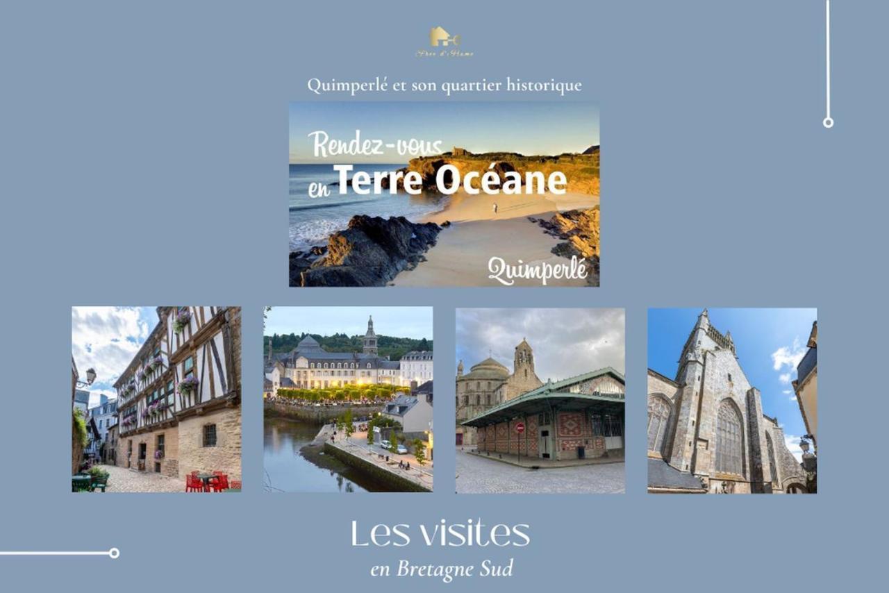 Le Tiguidou, Cosy, Lumineux, 2-6 Pers, Plage 300M Moëlan-sur-Mer Extérieur photo